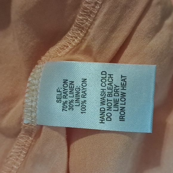 Lulus Women's Sz Medium Feel The Sun Shine Washed Orange Tassel Hem Dress - Picture 9 of 9